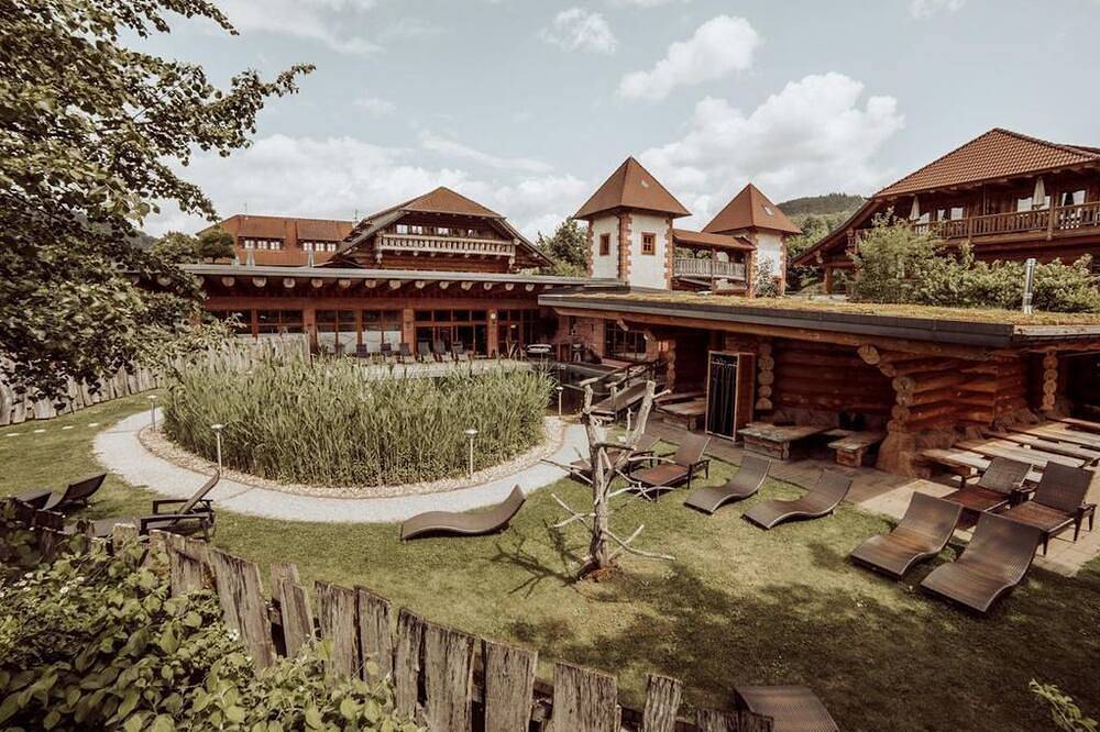 Ganze Wohnung, Ferienhaus Typ Fichte für bis zu 6 Personen - Ferienparadies Schwarzwälder Hof in Seelbach, Mittlerer Schwarzwald