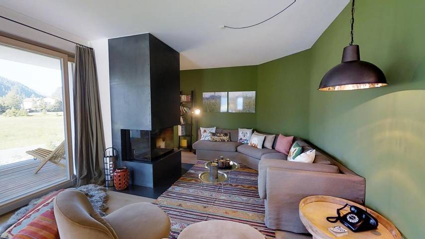 Vakantiewoning voor 8 personen, met balkon en uitzicht in Celerina