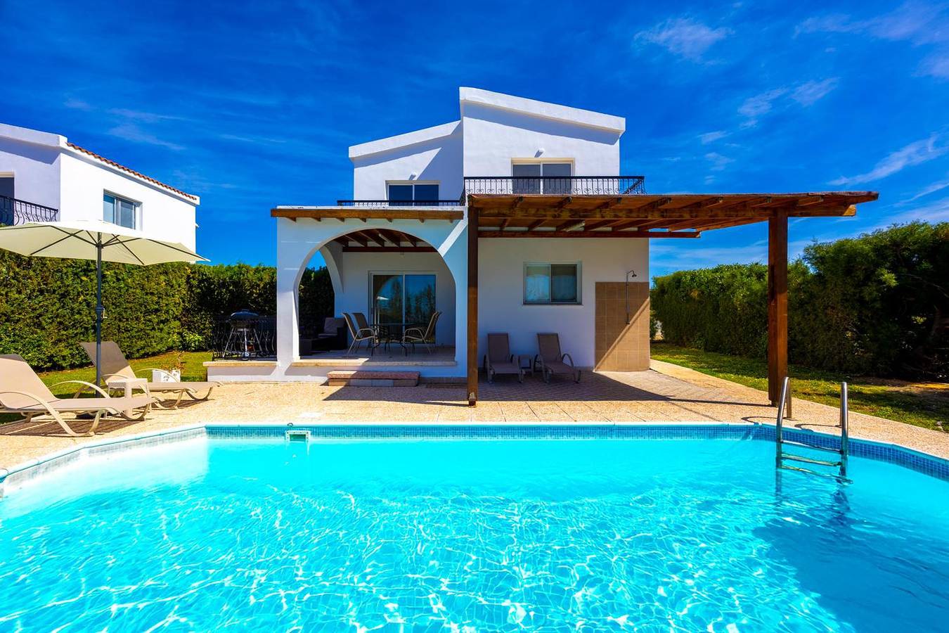 Villa für 6 Personen mit Meerblick in Αργάκα, Südzypern