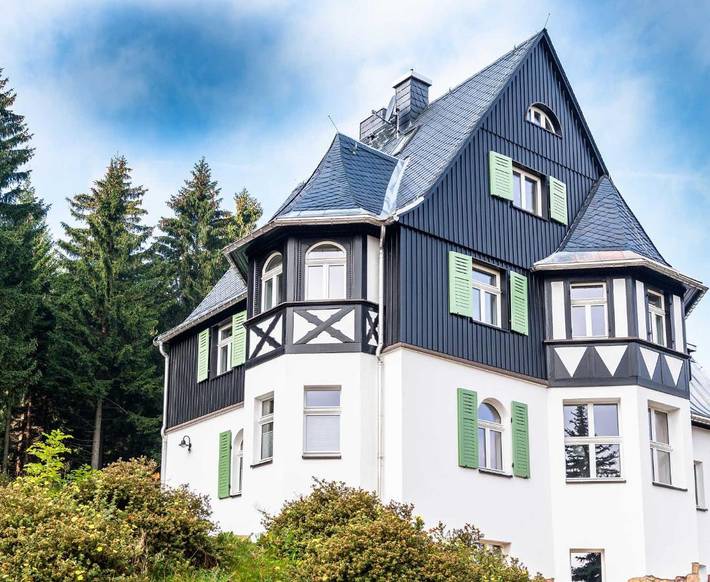 Ferienwohnung für 4 Personen, mit Garten und Ausblick