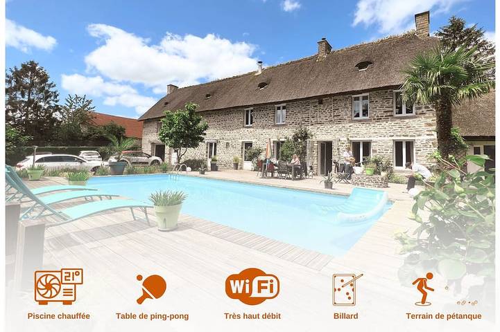 Villa pour 16 personnes, avec Terrasse et Jardin