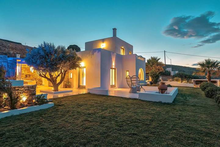 Maison de vacances pour 10 personnes, avec balcon dans Antiparos