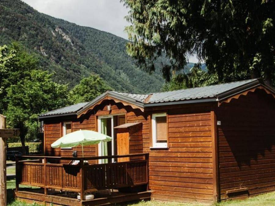 Camping le Malazéou (Wellness Sport Camping) - Chalet 4 personnes - Chalet Des Amis 4 personnes 29m2 2 Chambres in Savignac-les-Ormeaux, Pyrénées
