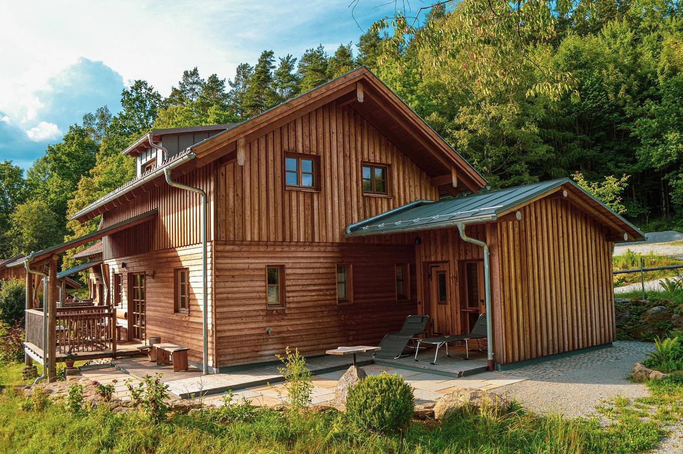 Sunleitn Hütten am Waldrand - Chalet am Wald in Geiersthal, Ostbayern