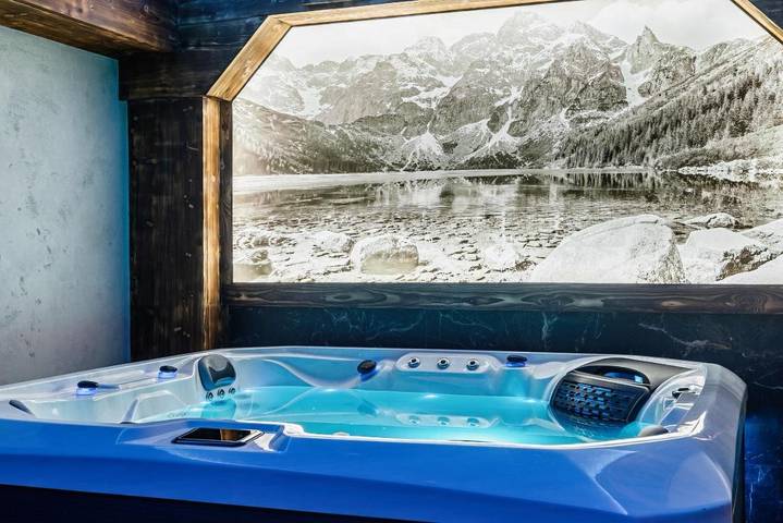 Domek letniskowy dla 8 osób, z sauna i jacuzzi oraz ogród w Tatry