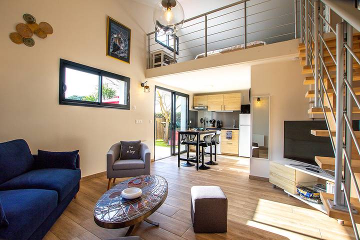 Gîte pour 3 personnes, avec jardin