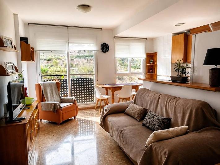 Apartamento para 3 personas, con Balcón y Vistas en Montanejos