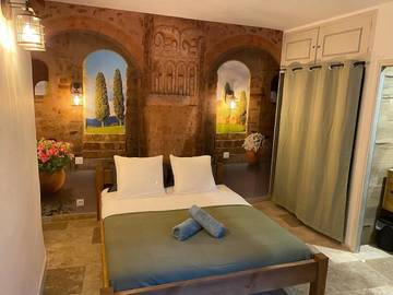 Location de vacances pour 8 personnes, avec vue et terrasse dans Cinema Utopia La Manutention Avignon