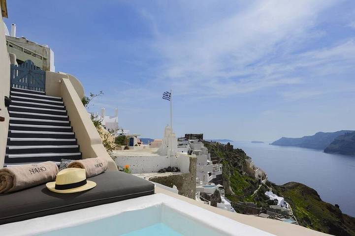 Villa für 2 Personen, mit Balkon und Whirlpool in Oia