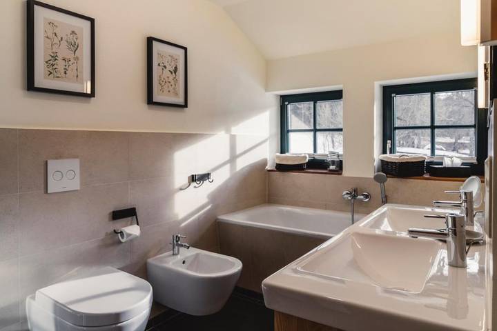 Hotel für 2 Personen, mit Terrasse und Garten sowie Sauna und Ausblick in Sayda - 3