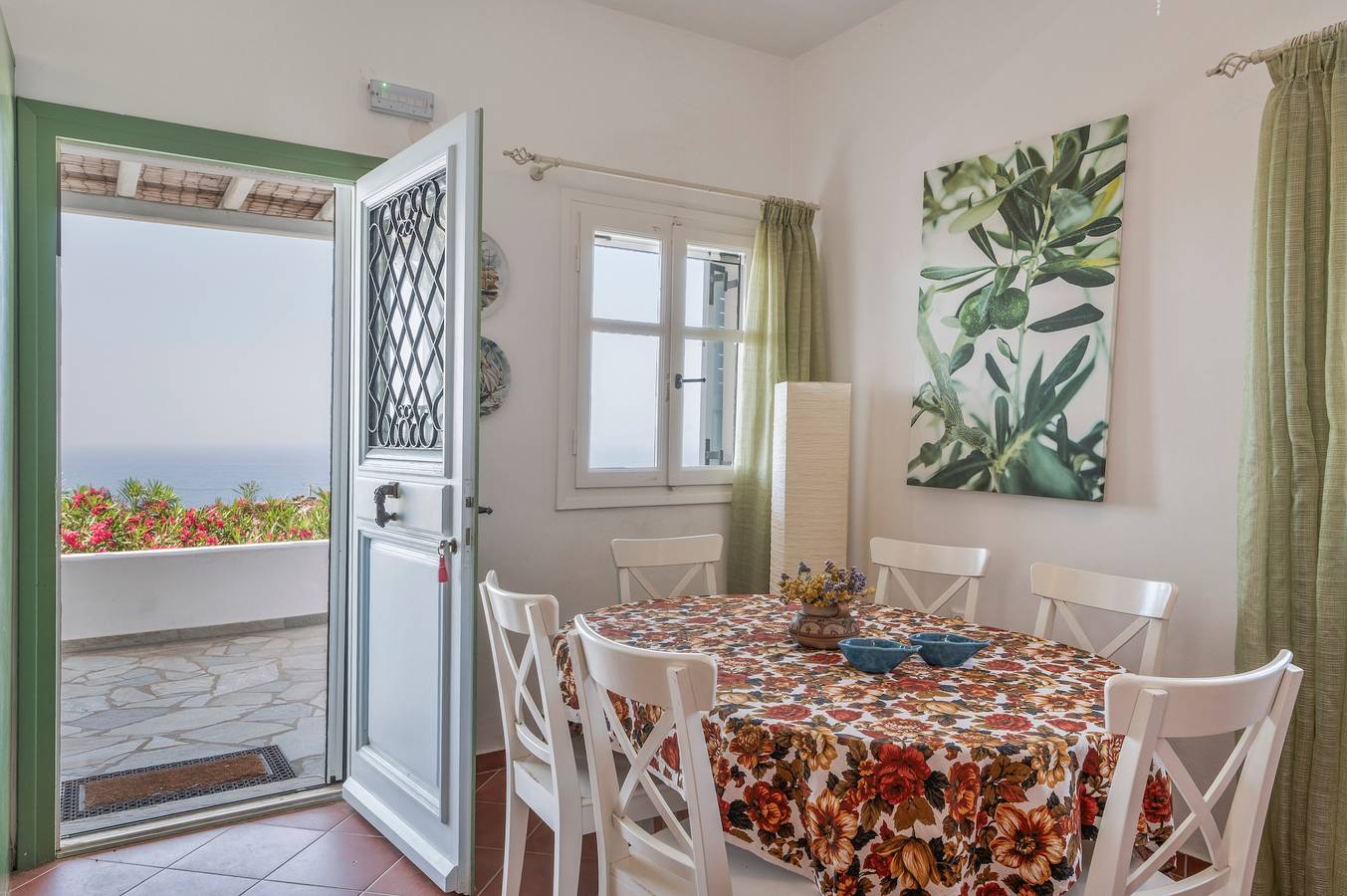 Ferienhaus 'Tinos Sunset House' mit Meerblick und privater Terrasse in Tínos