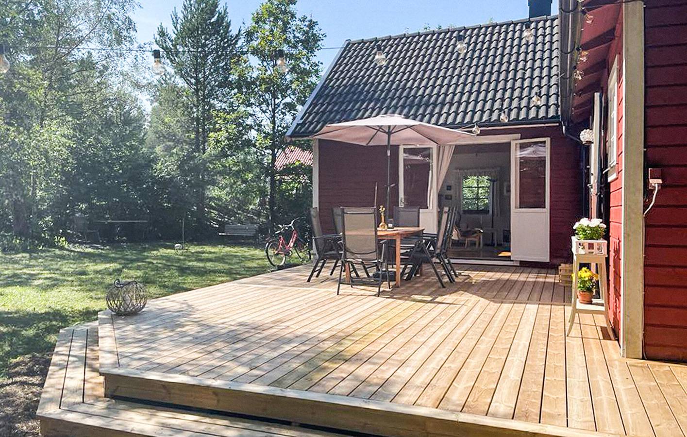 Ferienhaus für 6 Personen mit Ausblick in Tofta, Gotland