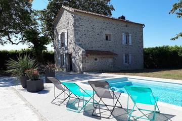 Location de vacances pour 9 personnes, avec jardin à Nérac