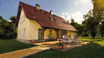 Bauernhof für 4 Personen, mit Garten und Balkon, kinderfreundlich in Burg (Spreewald)