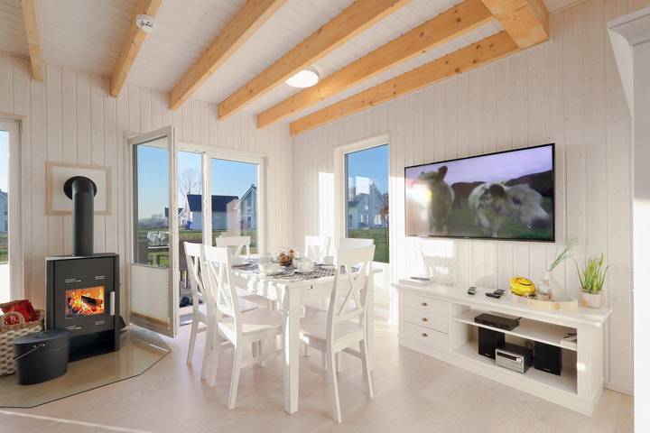 Ferienhaus für 4 Personen, mit Terrasse und Garten sowie Sauna in Olpenitz