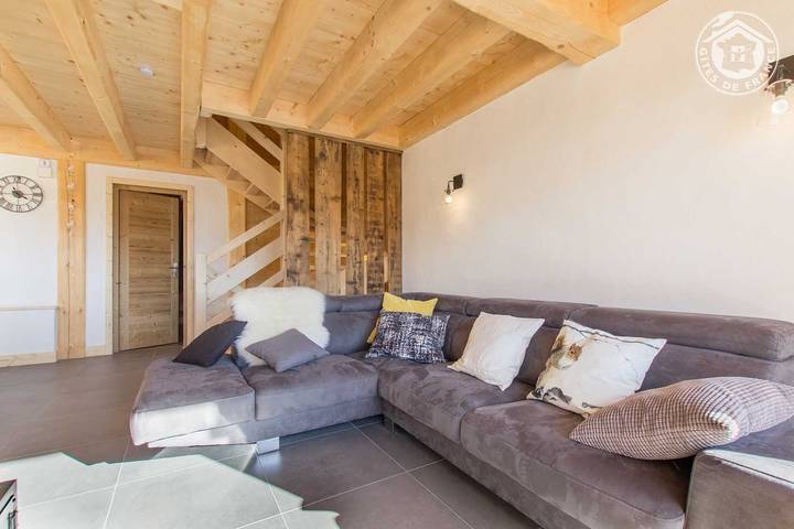 Gîte pour 10 personnes, avec sauna et terrasse, animaux acceptés à Les Saisies - 4