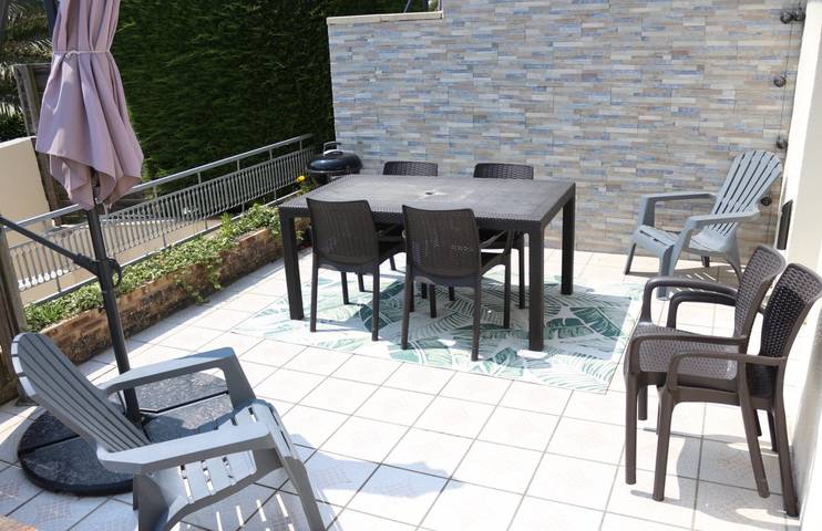 Gîte pour 7 personnes, avec piscine et jardin ainsi que jacuzzi et balcon dans Omaha Beach - 3