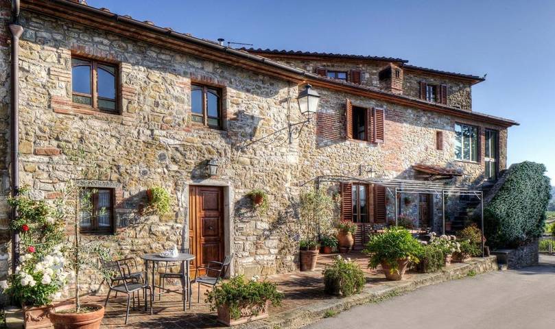 B&b per 2 persone, con Idromassaggio e Terrazza nonché Panorama a Gaiole in Chianti