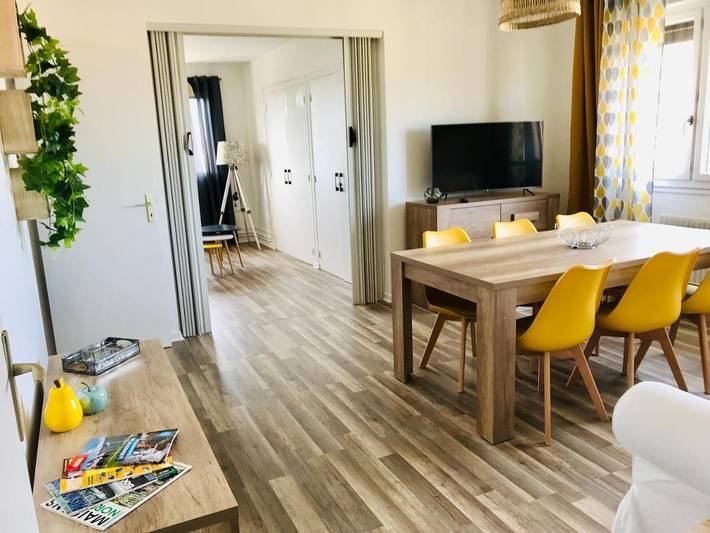 Location de vacances pour 5 personnes, avec vue à Ouistreham
