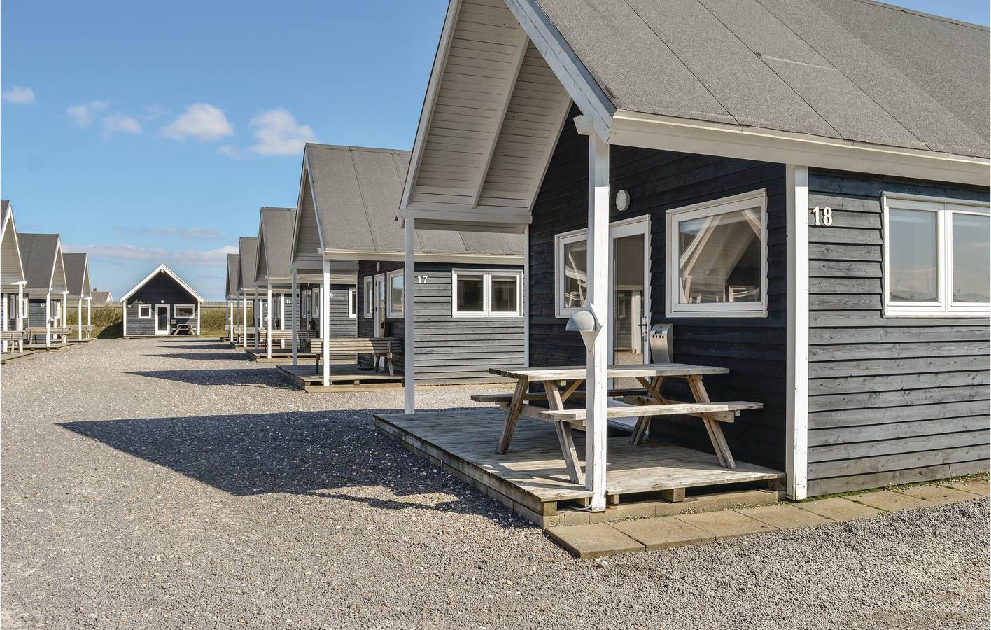 Feriehus for 6 personer med terrasse in Thyborøn, Limfjord i Vestjylland