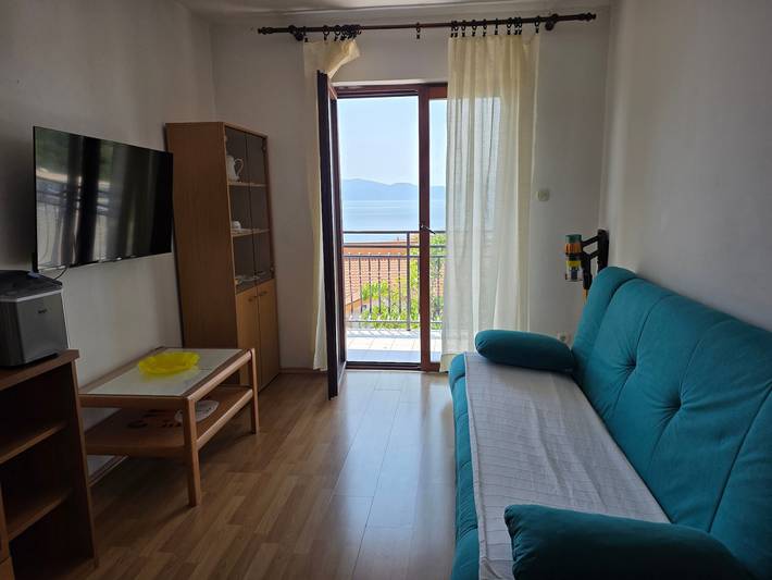 Ganze Wohnung, 1-Zimmer-Ferienwohnung mit Balkon und Meerblick Gradac, Makarska -a in Gradac, Makarska Riviera