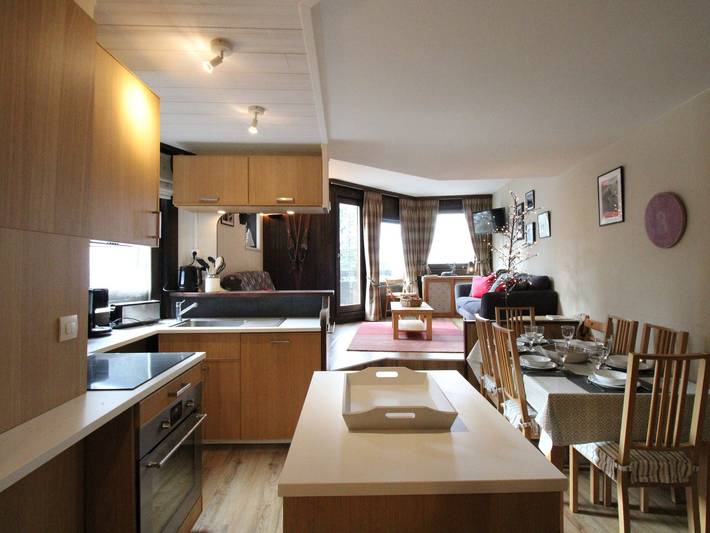 Appartement entier, Avoriaz, 3 pièces, 6 pers, balcon, vue montagne in Morzine, Les Portes du Soleil