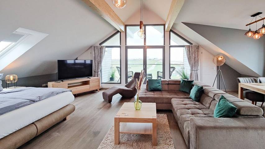 Ferienwohnung für 4 Personen, mit Balkon und Ausblick in Norderney Nordstrand