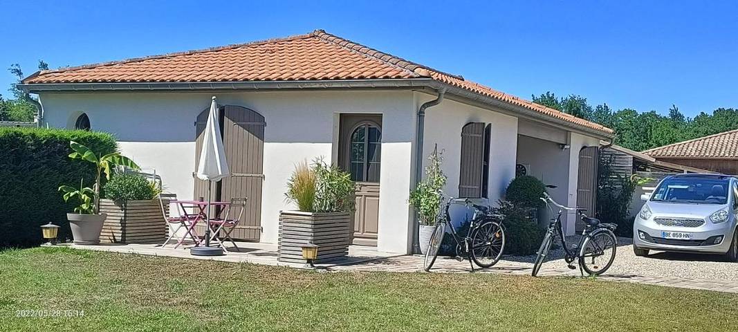 Appartement de vacances pour 2 personnes, avec Terrasse ainsi que Jardin et Vue à Mios
