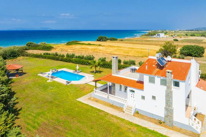Maison de vacances pour 8 personnes, avec Balcon ainsi que Terrasse et Jardin dans Rhodes