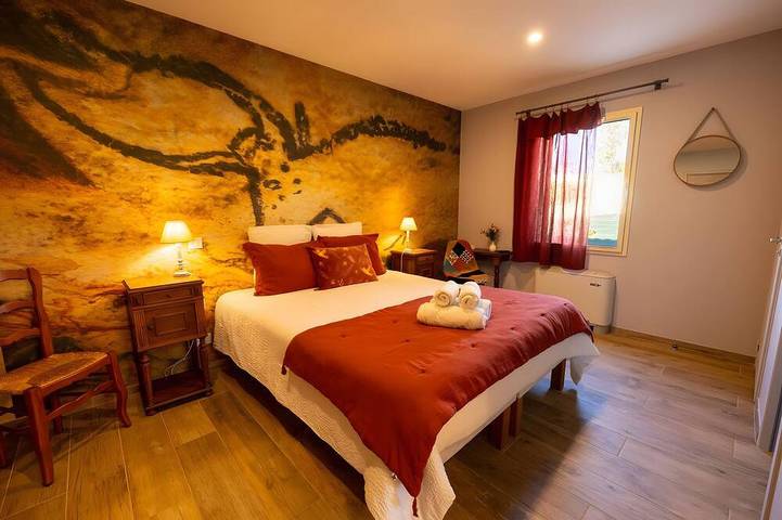 Chambre d’hôte pour 4 personnes, avec jardin et piscine