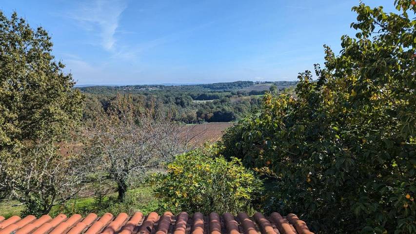 Location de vacances pour 6 personnes, avec vue et terrasse à Aubiac (Lot-et-Garonne)