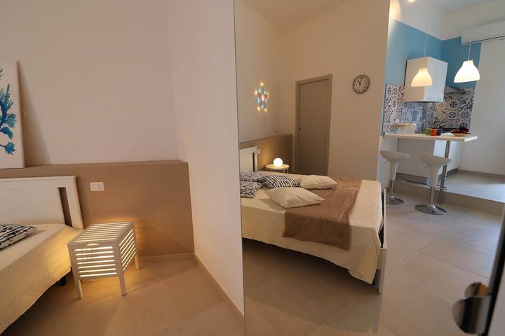 Hel lejlighed, Cozy Holiday Apartment "Casa Vacanze Maya" with Balcony in Otranto, Otranto Området