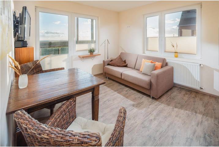 Ferienwohnung für 2 Personen, mit Balkon auf Juist