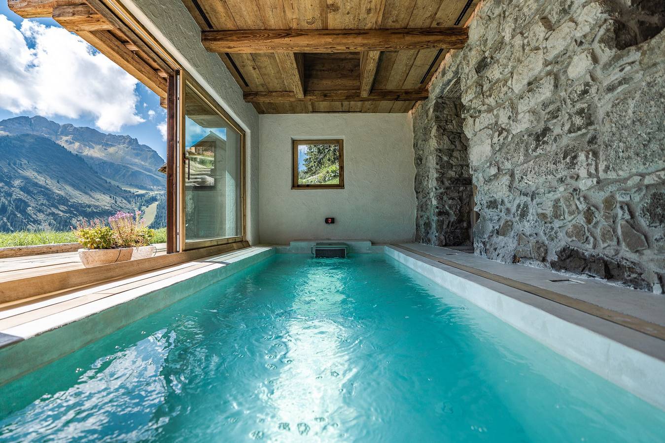 Chalet 'Dolomites Cesa Del Louf' mit Bergblick und Terrasse in Buchenstein, Dolomiti Superski