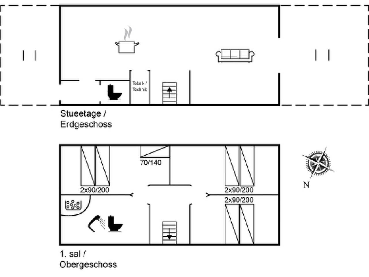 Ganze Wohnung, "Lucjan" - 50m from the sea in Assens, Kleiner Belt