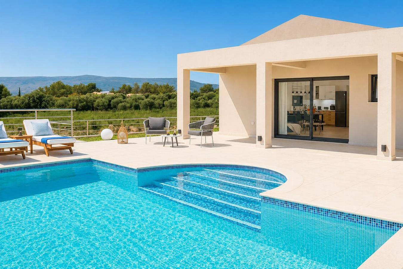 Chalet para 5 personas con terraza in Cefalonia