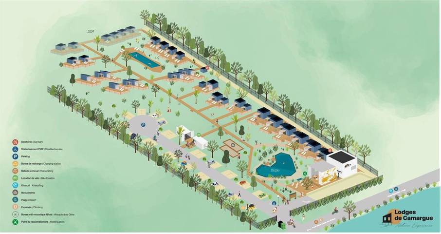 Hôtel pour 3 personnes, avec piscine et jardin à Port-Saint-Louis-du-Rhône - 2