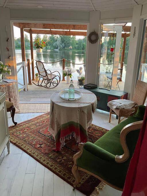 Ferienhaus für 2 Personen, mit Terrasse und Garten sowie Sauna und Ausblick