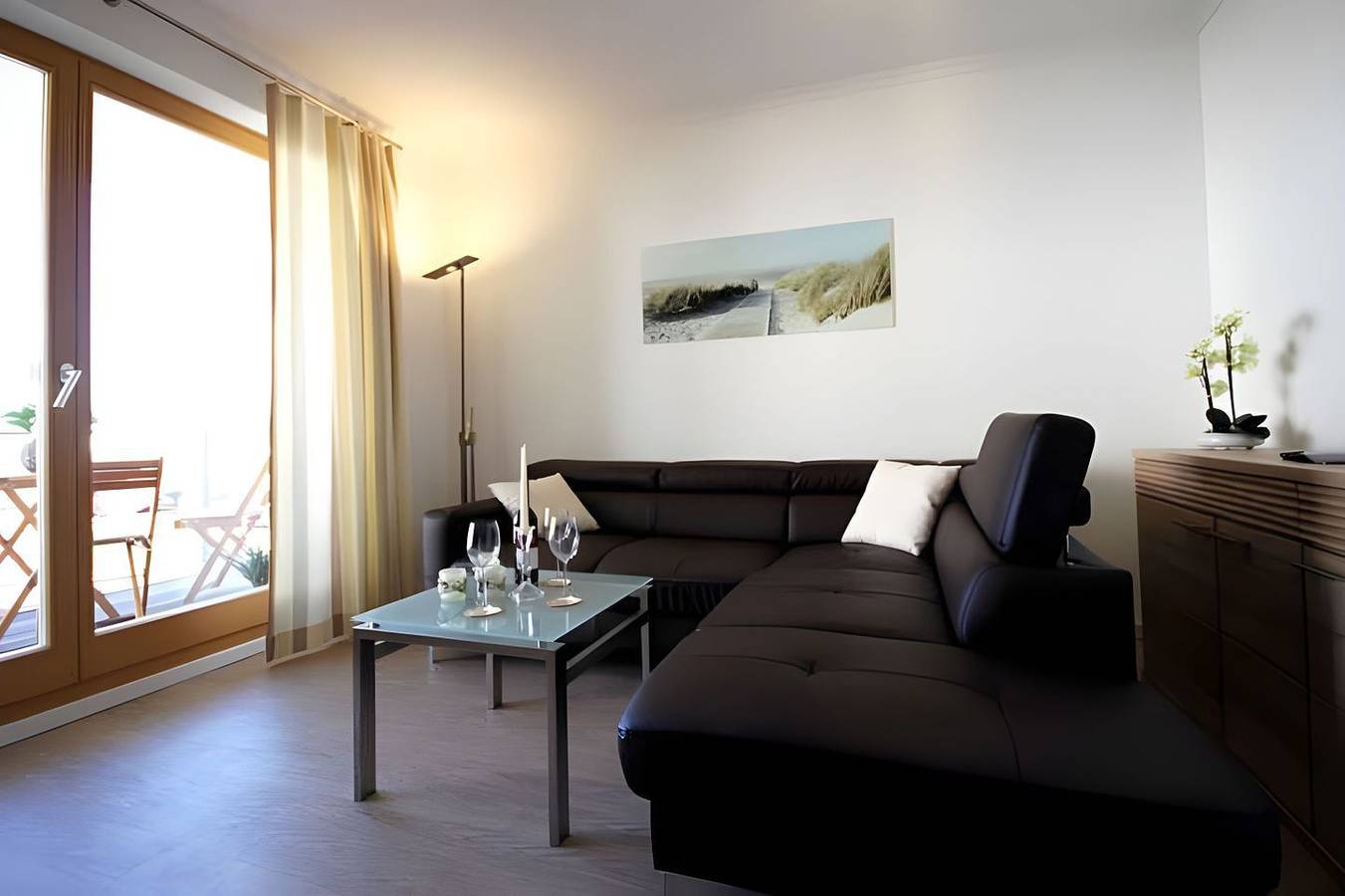 Ganze Wohnung, Villa Sanddorn We 06 mit Balkon und seitlichem Meerblick in Börgerende in Börgerende, Börgerende-Rethwisch