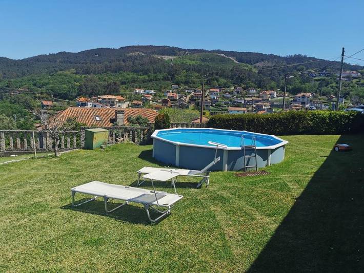Ferienhaus für 7 Personen, mit Ausblick und Pool sowie Terrasse und Garten in Vigo - 2