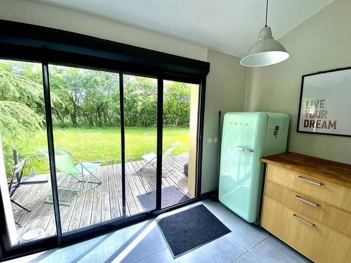 Appartement de vacances pour 2 personnes, avec jardin