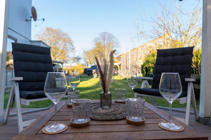 Ferienhaus für 4 Personen, mit Terrasse und Garten sowie Sauna und Ausblick in Rabenkirchen-Faulück