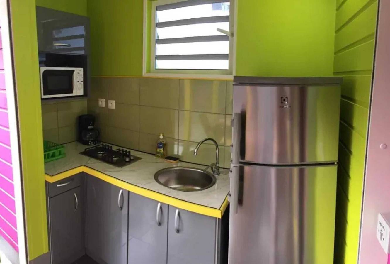 Estudio entero, Estudio con piscina privada en Sainte-Rose, 45 m² in Saint Rose, Guadalupe