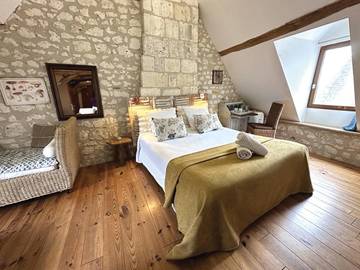 Chambre d’hôte pour 4 personnes, avec jardin et piscine, animaux acceptés à Sainte-Maure-de-Touraine