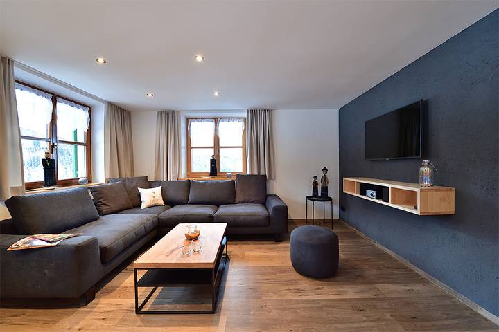 Ferienwohnung für 4 Personen, mit Sauna und Garten sowie Ausblick in Hittisau