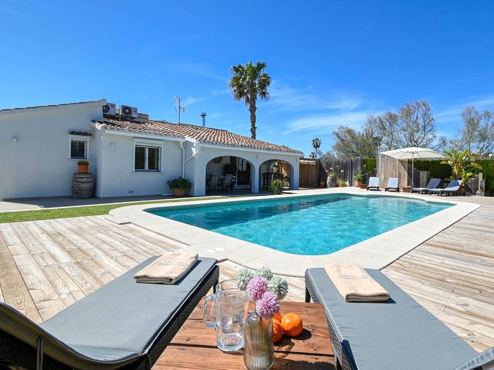 Villa pour 6 personnes, avec terrasse et jardin à Las Marinas