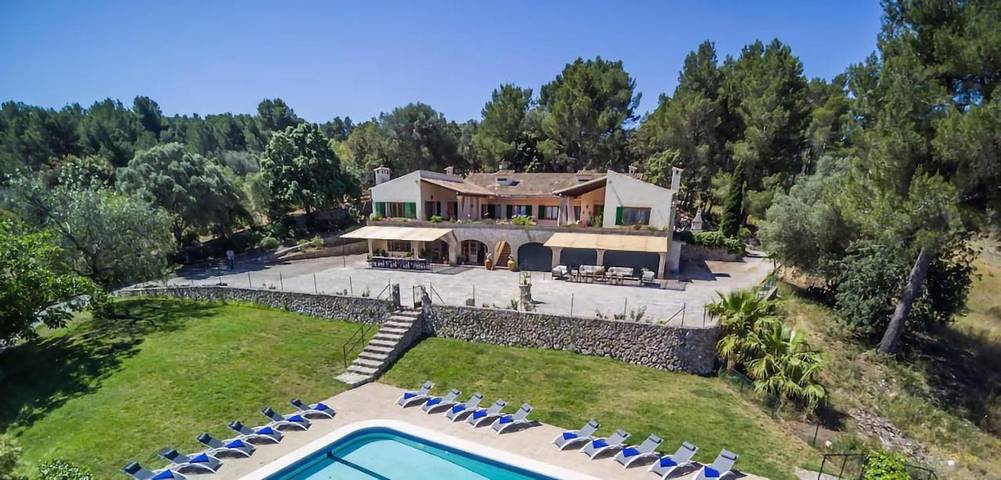 Finca für 16 Personen, mit Pool und Whirlpool sowie Garten und Balkon - 1