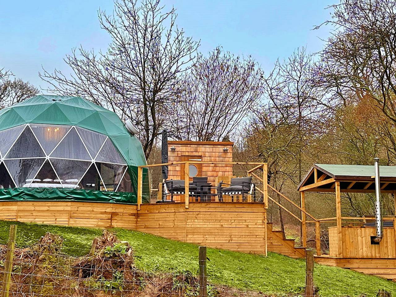 Ashdown Luxury Dome in Chiddingstone, Kent