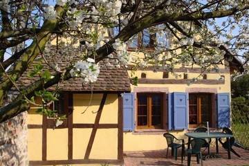 Gîte pour 4 personnes, avec jardin à Horbourg-Wihr