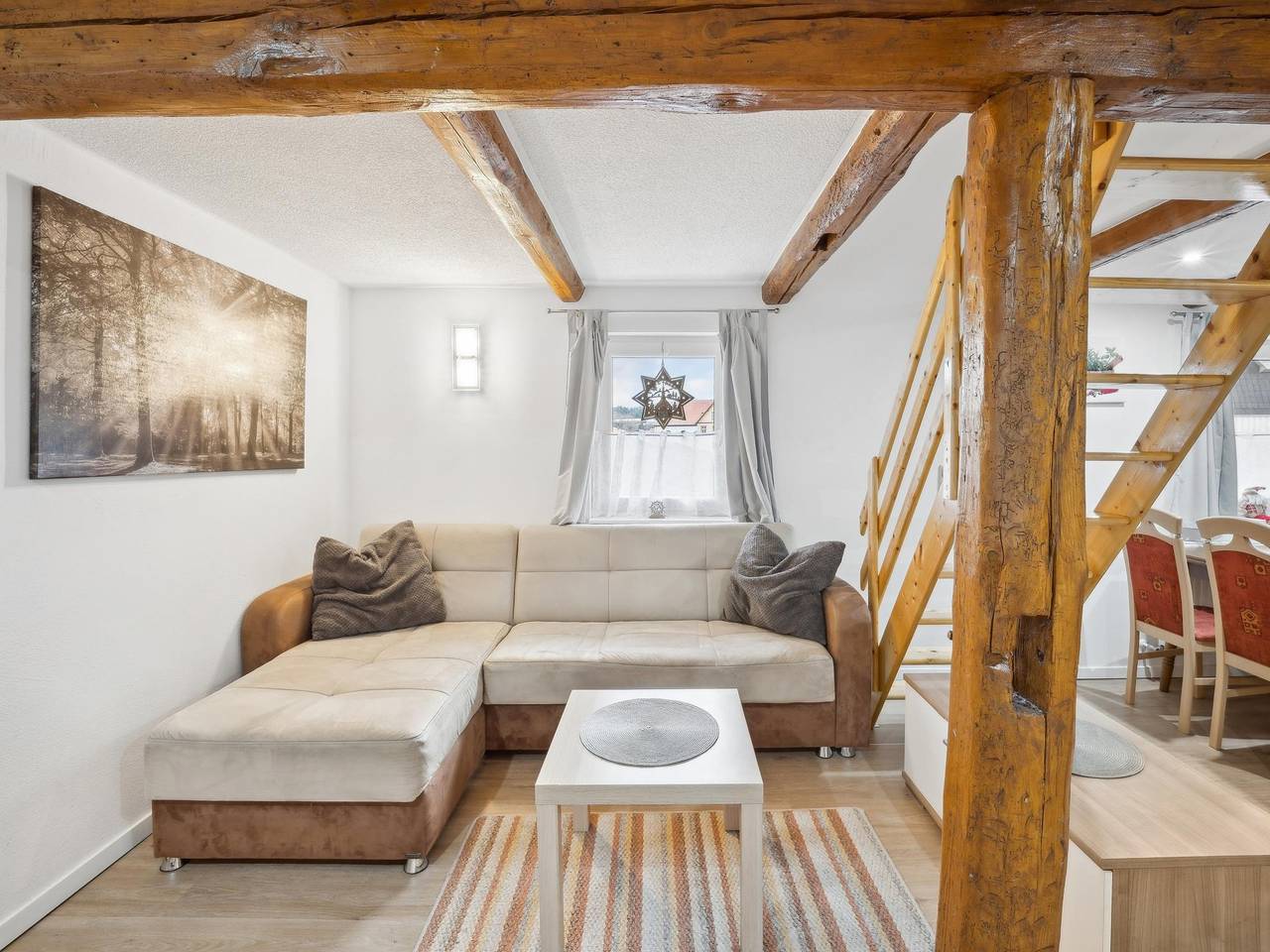 Ganze Wohnung, Helle Ferienwohnung einem Fachwerkhaus im Harz in Timmenrode, Blankenburg